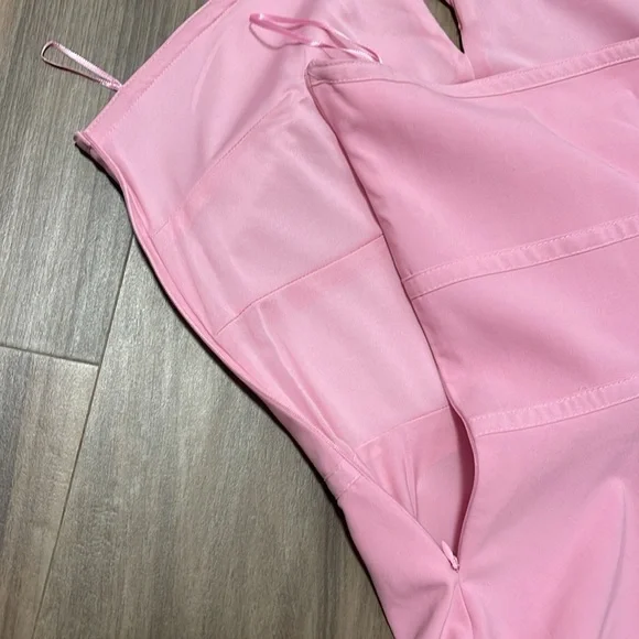 NWT Zara Strapless Pink Bow Top - Picture 11 of 12
